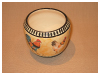 A Bali stoneware jardiniere, decorated with cockerel and hen design - third view.